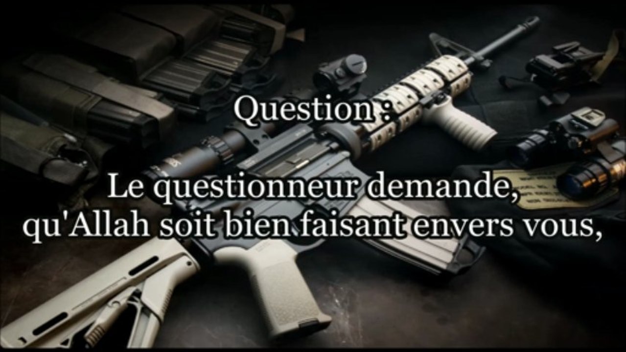 Recrutement « Khâridjî Takfîrî » pour la Syrie [Shaykh al-Fawzân]