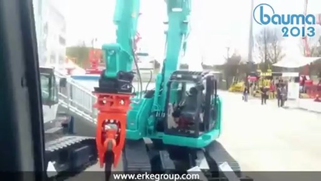 ERKE Dış Ticaret ltd., Kobelco CKE-2500G Crawler Crane - Bauma 2013 - Munich / Germany - erkegroup.com