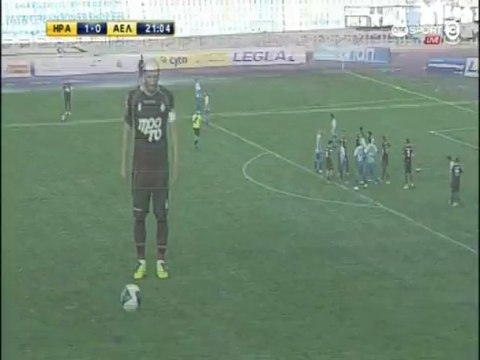 Πέναλτυ που ζήτησε ο Λιαπάκης (Ηρακλής-ΑΕΛ 2012-13)