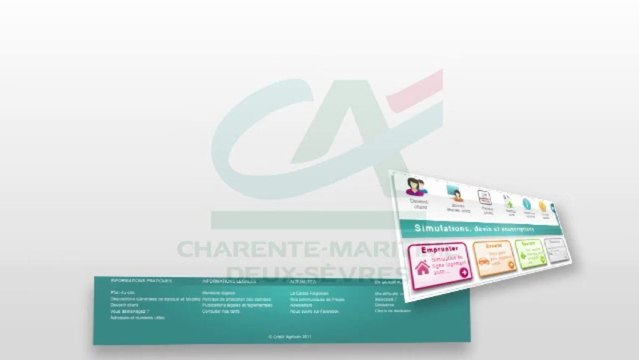 Nouveau site Crédit Agricole Charente-Maritime Deux-Sèvres