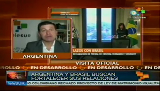 Presidentas de Brasil y Argentina reunidas en Buenos Aires