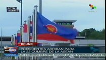 Cumbre de países de la Asean inicia en Brunei