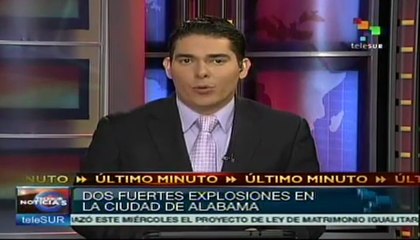 Explosión e incendio en embarcación de Alabama