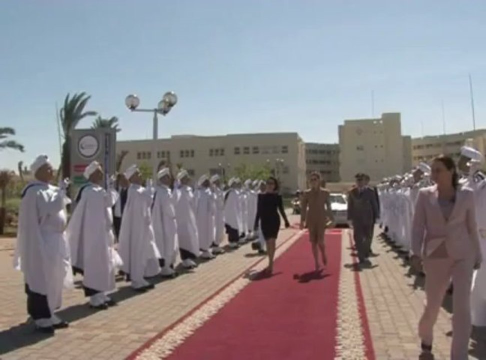 Gabon : visite de Sylvia Bongo Ondimba au CHU de Fès