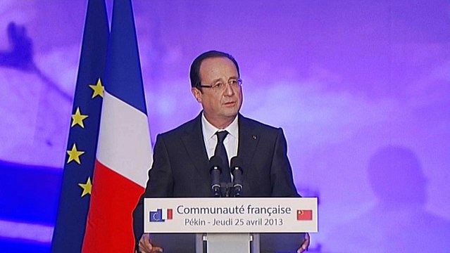 Allocution du président de la République devant la communauté française de Pékin