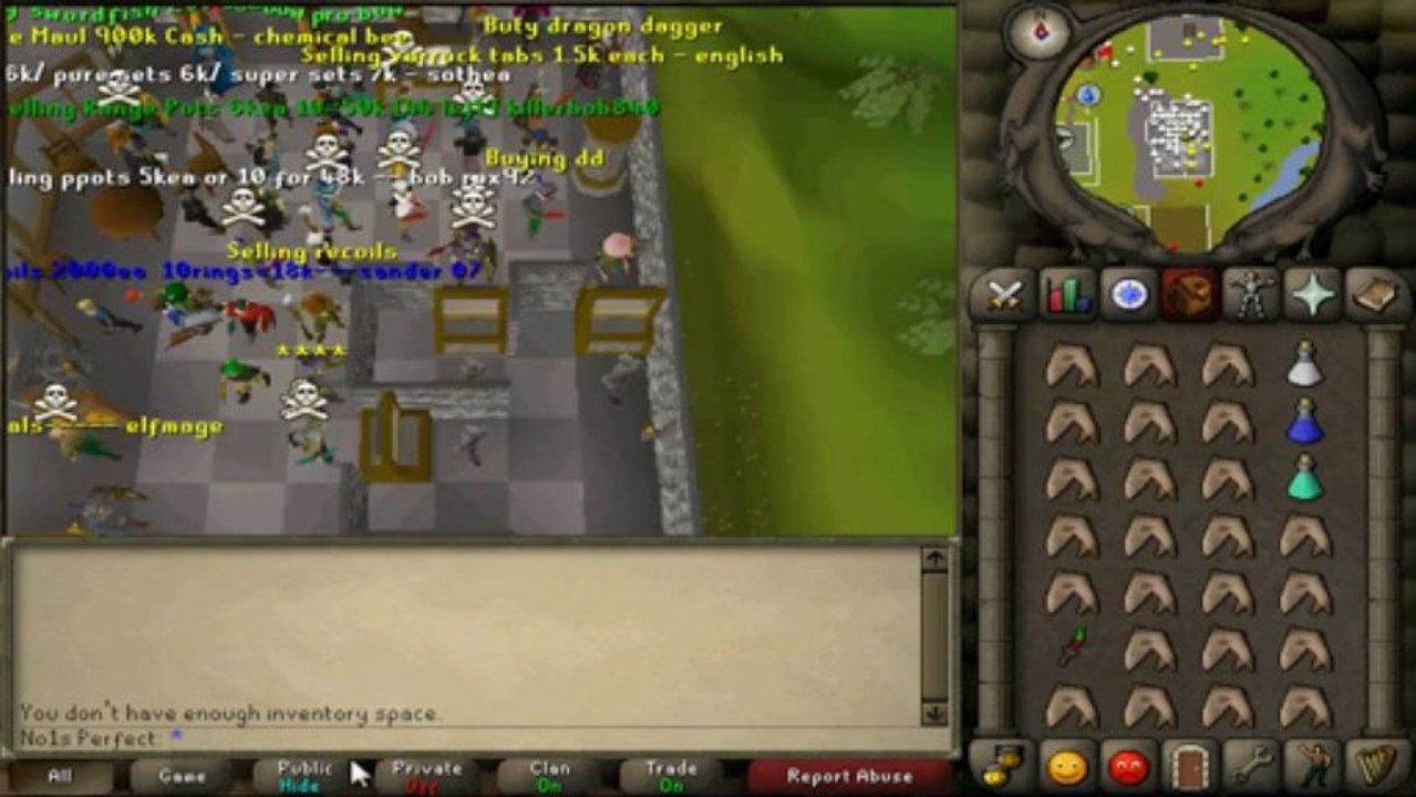 Runescape 2007: No1s Perfect Pk Commentary #1