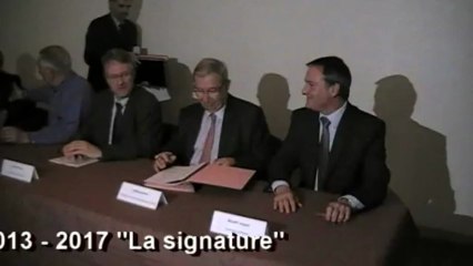 Contrat Territorial Doue 2013 - 2017 La signature