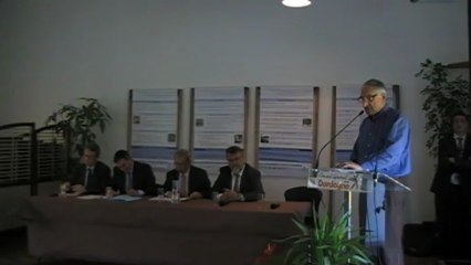 Contrat Territorial Doue 2013 - 2017 discours de Bernard  Vauriac President du Parc Naturel Périgord Limousin