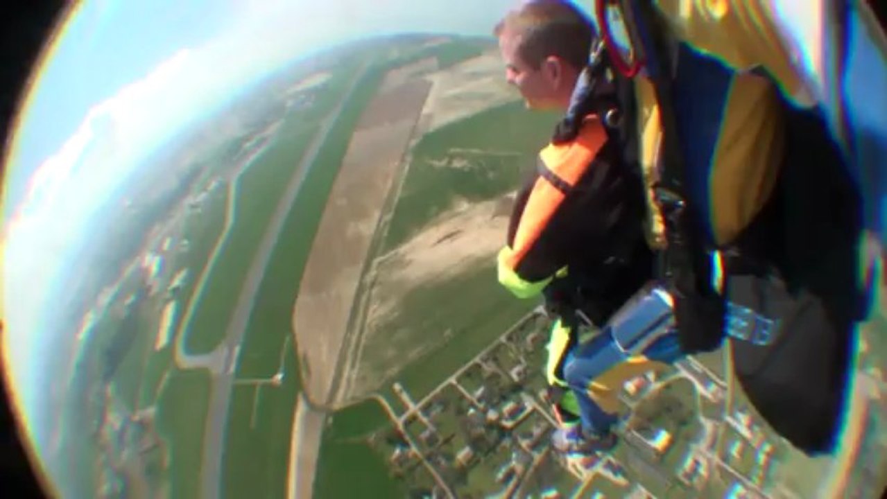 3ème saut en parachute de Stéphane D.