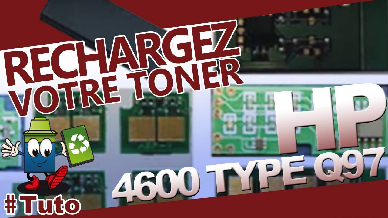 Comment bien recharger un Toner de laserjet 4600 HP