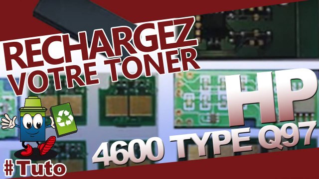 Comment bien recharger un Toner de laserjet 4600 HP