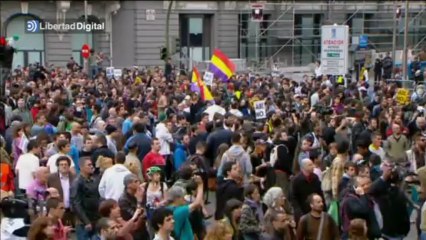 Primeras horas del asedio al Congreso de los Diputados 25-A