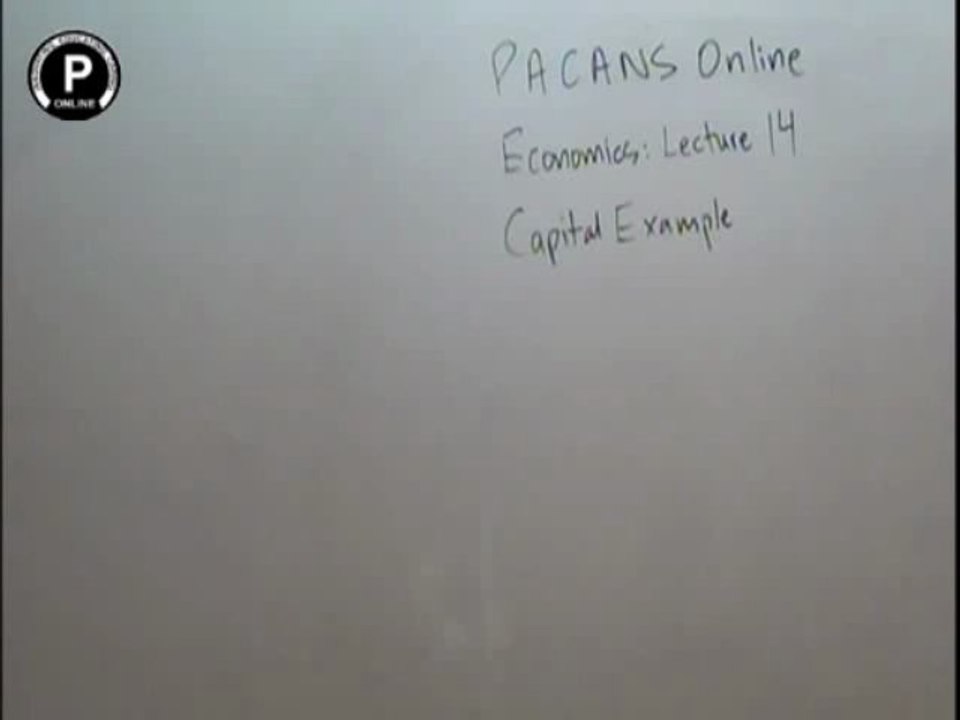 Economics lec 14 capital example