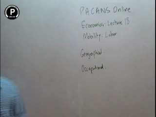 Economics lec 18 Mobiliy labour