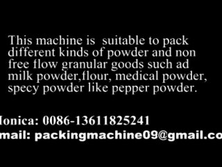 automatic powder packing machine