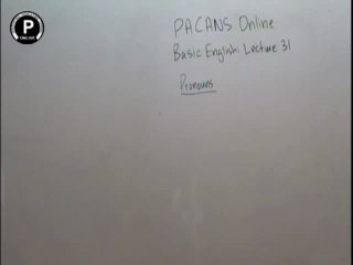 basic english lec 31 Pronouns