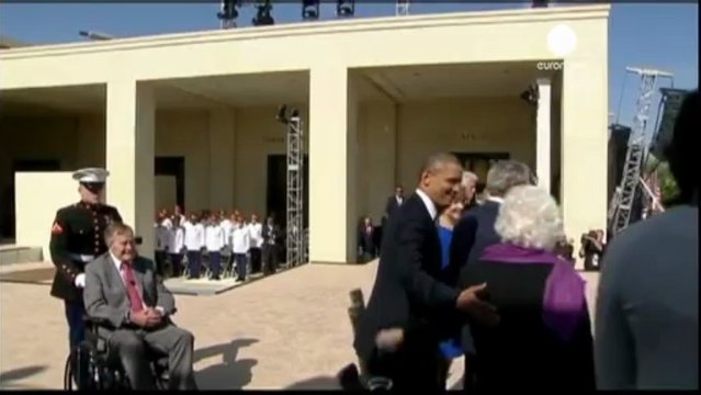 US presidents turn out for opening of George W. Bush library