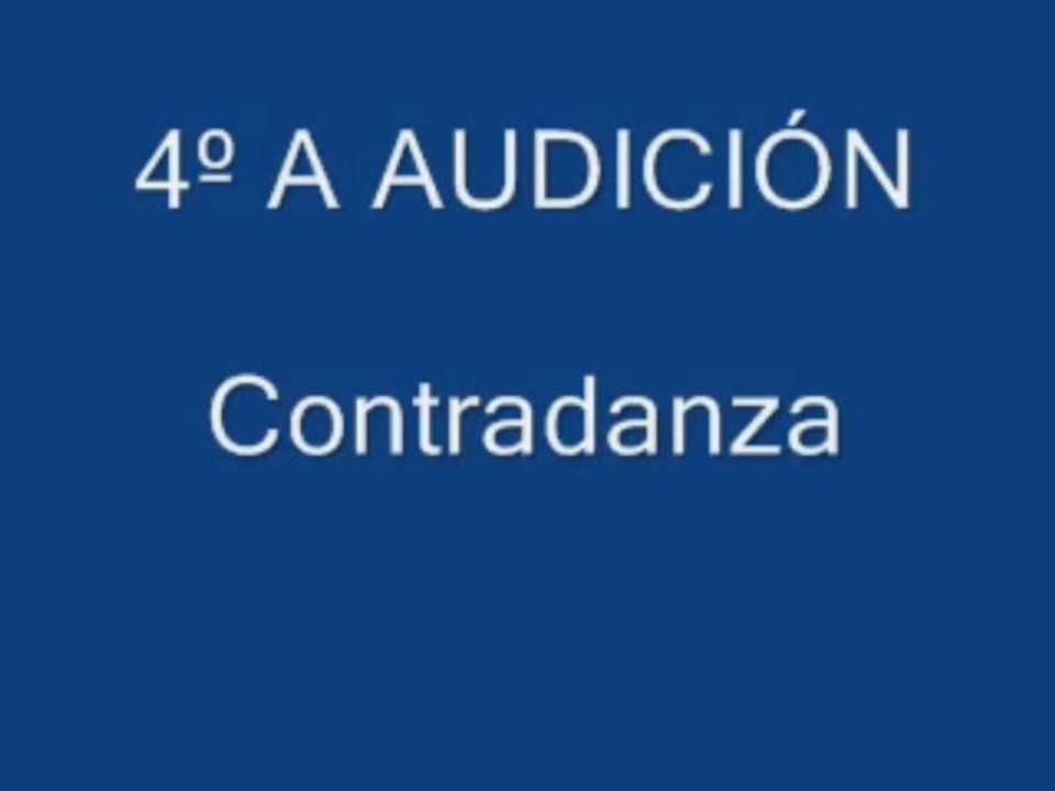 4º a contradanza