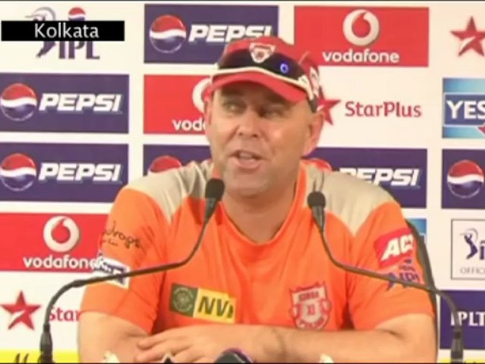 IPL 2013 Season 6-Kolkata Knight Riders vs Kings XI Punjab-Darren Lehmann-IANS India Videos