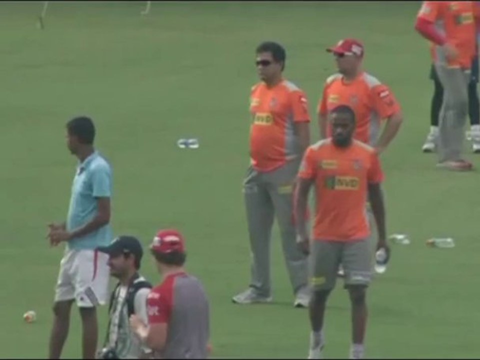 IPL 2013 Season 6-Kolkata Knight Riders vs Kings XI Punjab-Practice Session-IANS India Videos