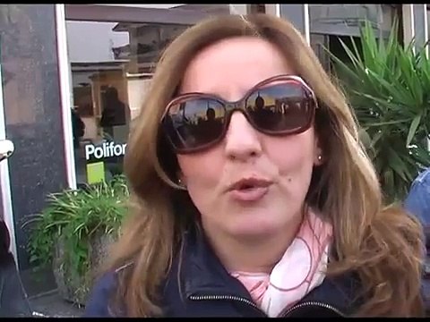 Napoli - Crolla solaio, paura in via Emilio Scaglione (24.04.13)