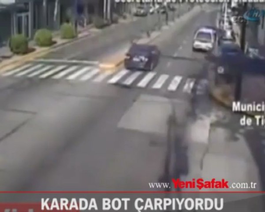Karada bot çarpıyordu