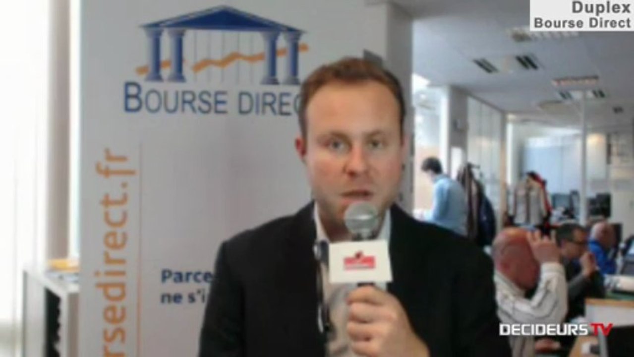 26/04/13 : Les Experts de Bourse Direct dans l'émission "Duplex Bourse" sur Décideurs TV