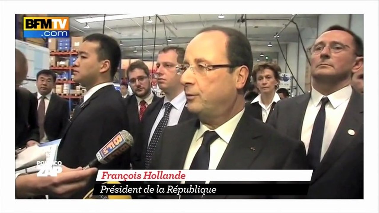 Zapping politique : Hollande, VRP de la charcuterie en Chine