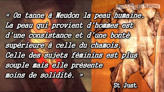 Saynète tanneries de peaux humaines