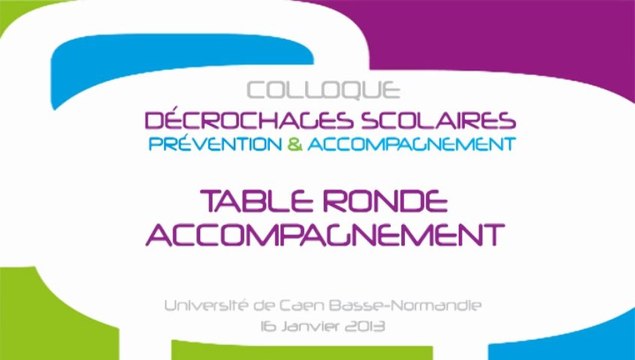 Table ronde Accompagnement
