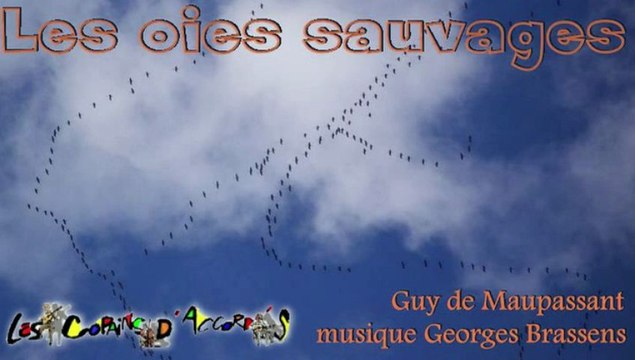 Les oies sauvages. Guy de Maupassant