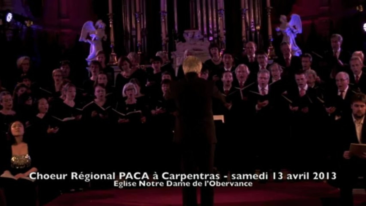 Choeur régional PACA 2013