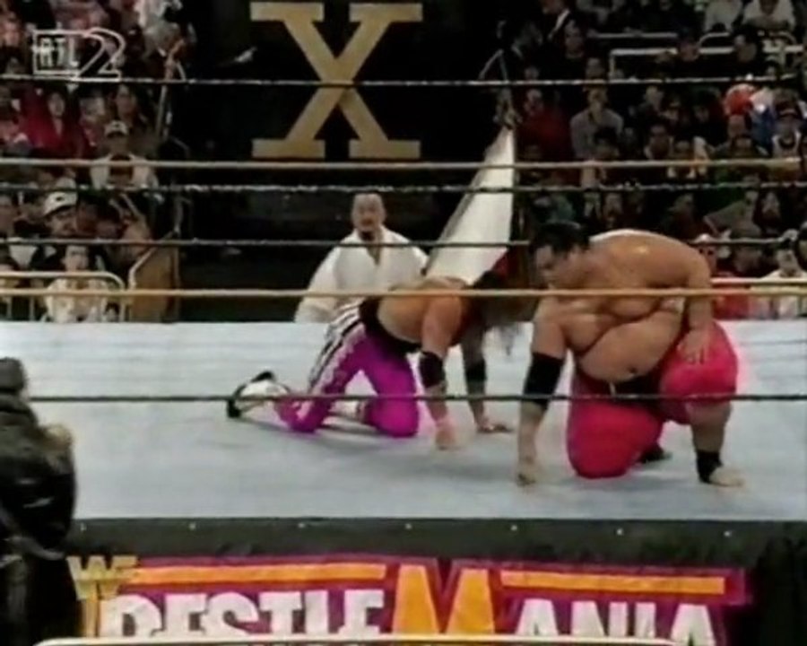 Bret hart vs yokozuna - wrestlemania 10 (german)