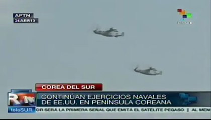 EE.UU. continúa ejercicios militares en Corea del Sur