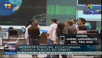 Satélite Pegaso marca la presencia de Ecuador en el espacio