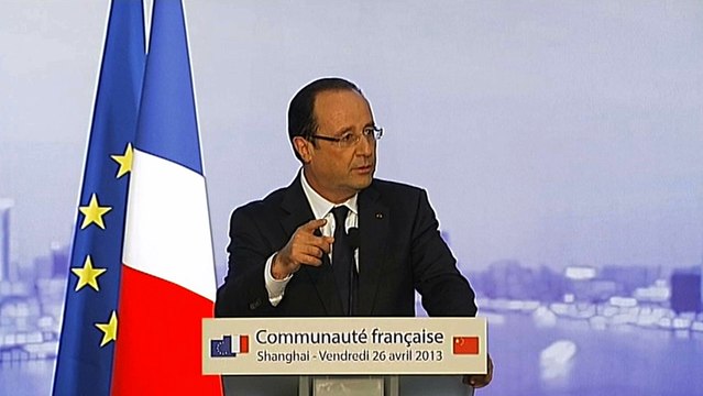 Allocution du président de la République devant la communauté française de Shanghai