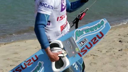 Mondial du vent : Jerome Alonzo rencontre Charlotte Consorti