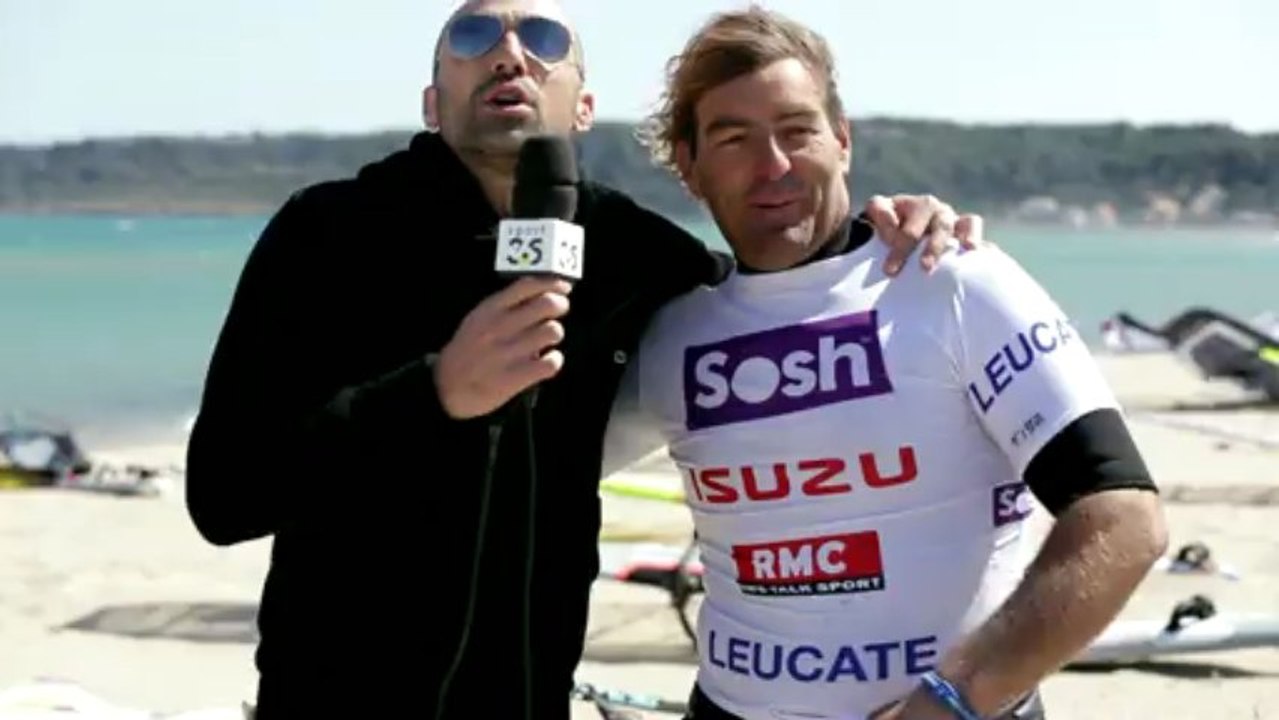 Mondial du vent : Jerome Alonzo rencontre Antoine Albeau
