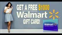 Free $1000 Walmart Gift Card in 2 Easy Steps