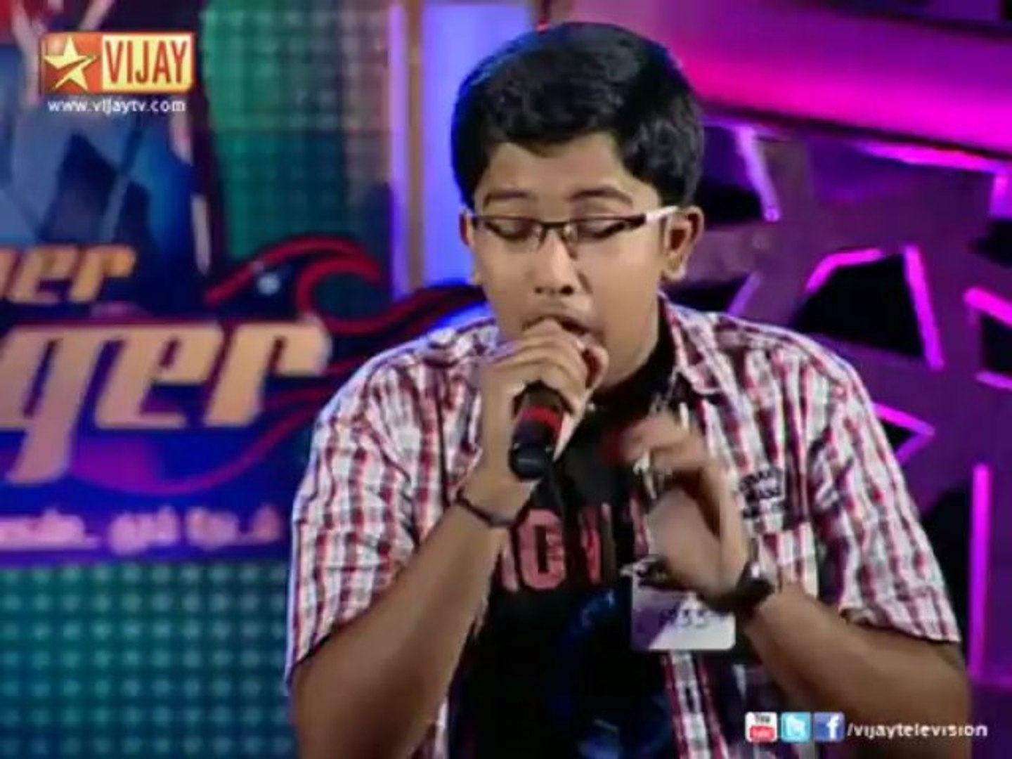 Vijay tv super singer cheap poovaiyar