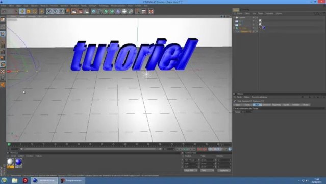 *TUTO N°2*Comment faire une intro simple avec cinema4d
