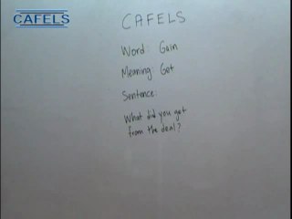 Advanced English List 1 Word  Gain