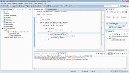 4.3 Atelier pratique : Création d’une exception personnalisée
