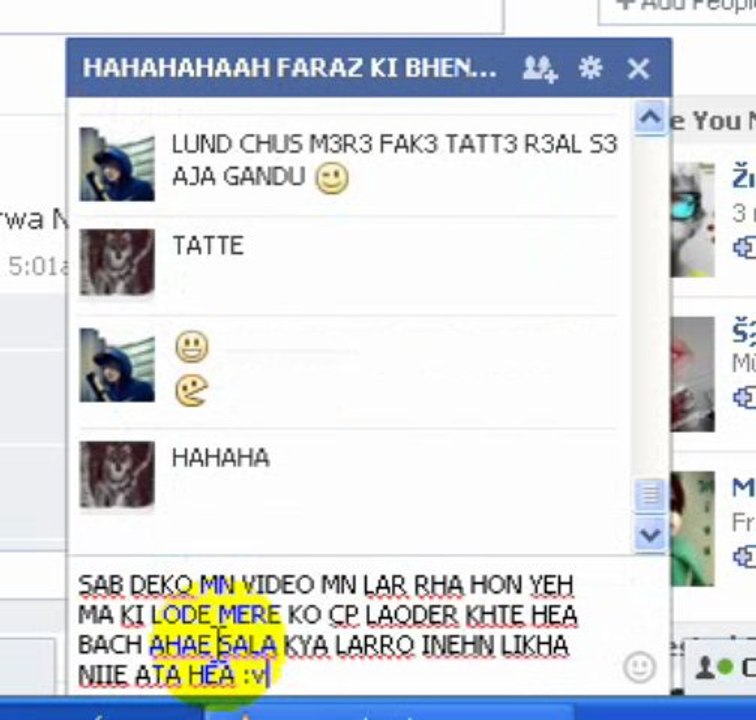 AVI OR SANDY CP LODAER KEH KR RO GAE VIDEO MN CP LADOER KHTE AHE LOL :D CHUDE WE TATA :D