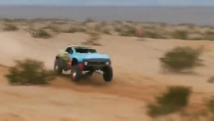 Rally Car Flips But Keeps On Driving