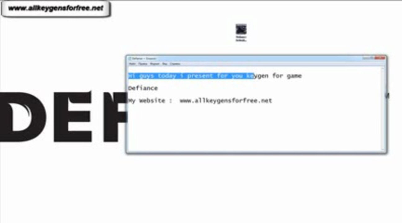 Defiance Cle ™ Keygen Crack ™ FREE Download PC +Torrent