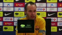 Iniesta: ''Lo que nos ha llevado a estar aquí puede que el año que viene no nos valga''