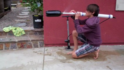 Homemade PVC Water Bazooka Fail