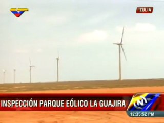 Presidente Maduro inspecciona Parque Eólico La Guajira