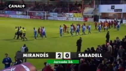 Liga Adelante Mirandés 2  Sabadell 0